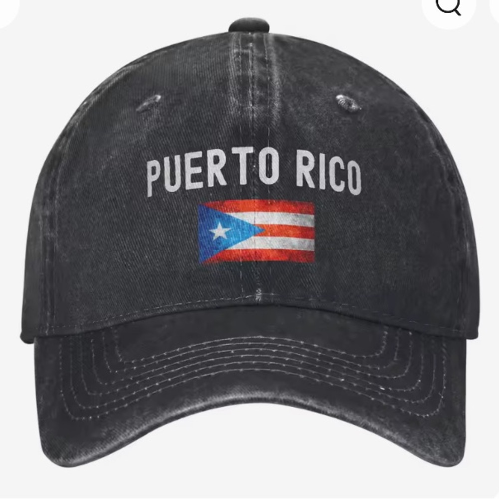 Black Puerto Rico 🇵🇷 cap hat